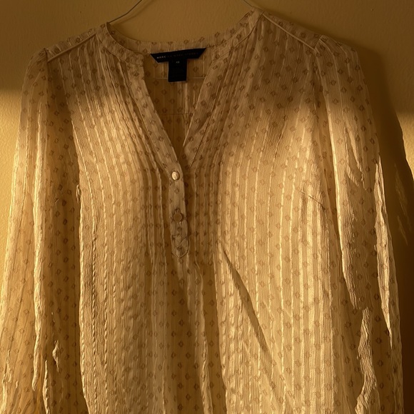 Marc by Marc Jacobs silk striped tunic blouse 🛑SOLD LINCOLN RD - Picture 3 of 7